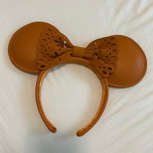 Desert Suede Faux Leather Boho Mickey Ears